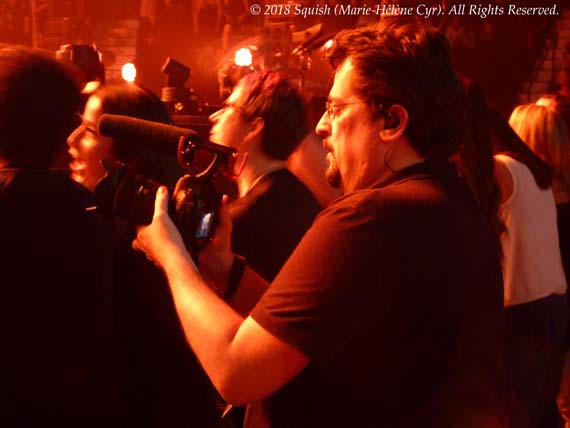 David Bergman at the Bon Jovi show in Montreal, Quebec, Canada (May 17, 2018)